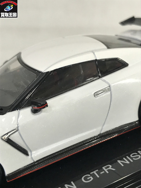 エブロ 1/43 日産 GT-R ニスモ ホワイトパール 45052