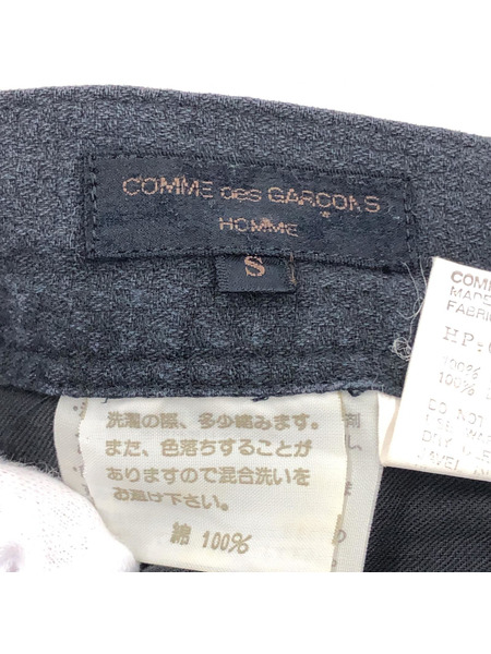 COMME des GARCONS HOMME 90s リネンスラックス ネイビー