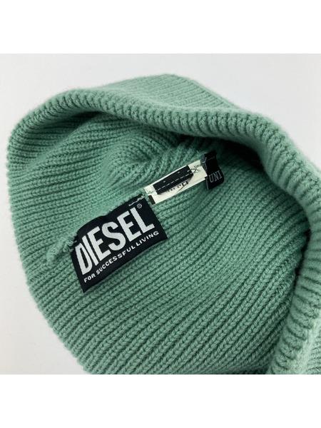 DIESEL ニット帽 緑