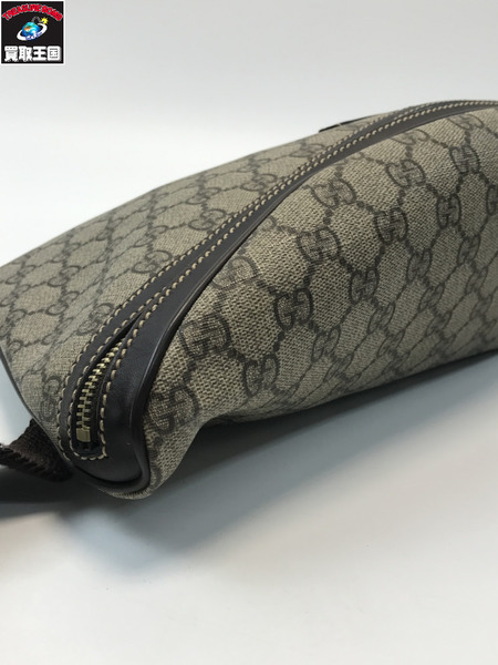 GUCCI グッチ 211110 GGスプリーム ウエストバッグ ボディバック 持ち手ファスナー破損有