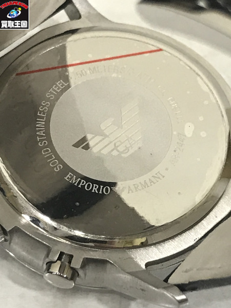 EMPORIO ARMANI メンズ時計 AR-2447 クオーツ　電池切れ