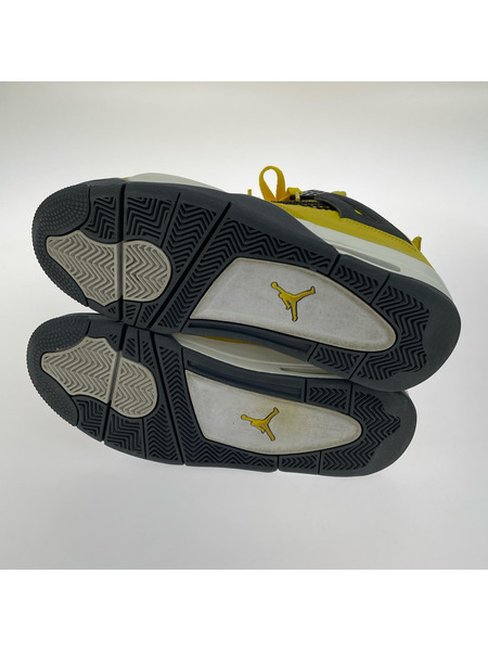 NIKE スニーカー Air Jordan 4 RETRO 黄色  (27.0㎝)