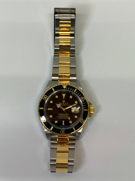 ロレックス サブマリーナデイト 16613 OH・仕上げ済(25年1月) ブラック文字盤 開封品 ROLEX SUBMARINER 腕時計 自動巻き