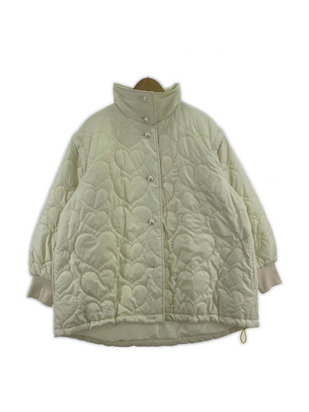 HELLO.SANFRANCISCO ジャケット ハートキルティングジャケット 白