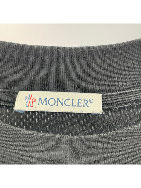 MONCLER STUDS LOGO SS TEE XL ブラック H10918C00015