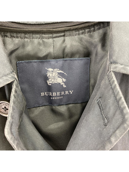 BURBERRY チェックライナー付キ コート BLK