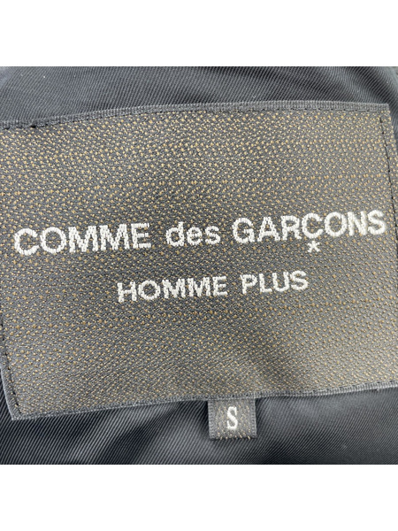 COMME des GARCONS HOMME PLUS ツイードPコート S グレー