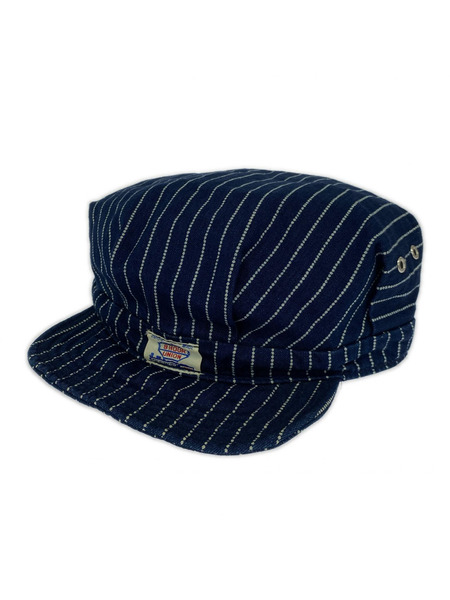 REAL McCOY’S キャップ ウォバッシュ/紺