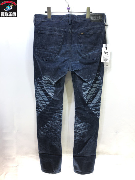 Lee×STEFAN COOKE/ETCHED RIDER DENIM/BLK/XS/W32/リー×ステファン・クック/メンズ/パンツ/ボトムス