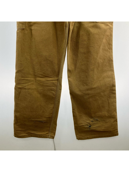 Carhartt ダブルニー ダック地 オーバーオール 茶