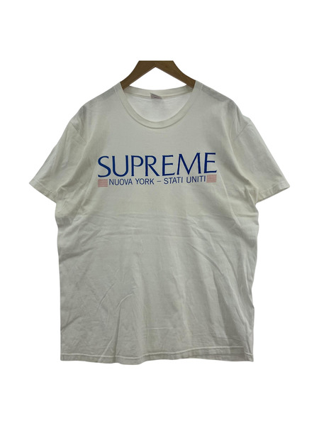 Supreme 20AW Nuova York Tee M WHT