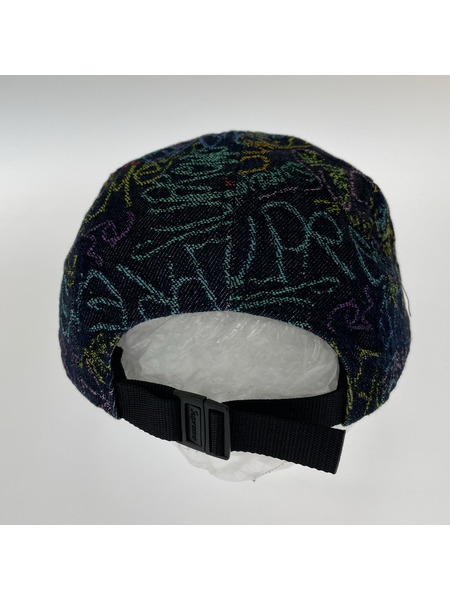 Supreme キャップ 25ss Handwriting Denim Camp Cap/総柄