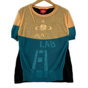 Vivienne Westwood red labelS/S ドッキングオーブニット マルチカラー 0