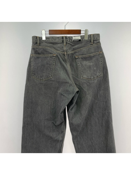 CIOTA デニム・ジーンズ ワイド テーパードデニムパンツ 黒