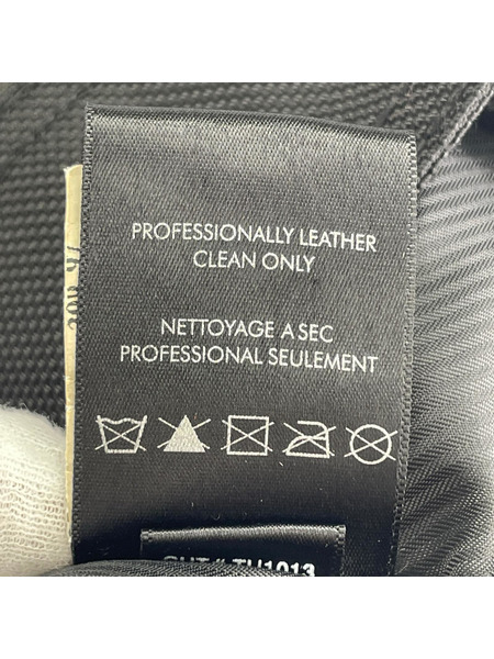 TUMI ジャケット レザー バイカージャケット 黒