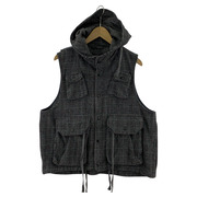 Engineered Garments Field Vest-Poly Wool Gien Plaid /チェック