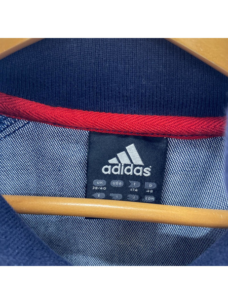 adidas 00s HIGHNECK DENIM TRACK JACKET L BLU