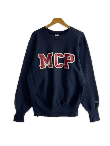 Champion スウェット・トレーナー 90s REVERSE WEAVE スウェット ネイビー