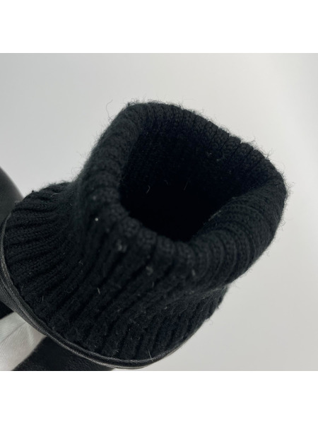 The DUFFER of ST.GEORGE ダウンジャケット レザースリーブ キルティングダ