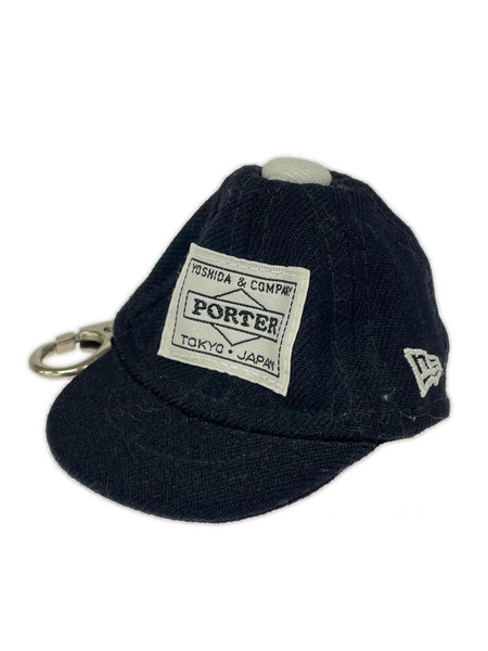 PORTER ソノ他 NEW ERAコラボ ミニキャップ キーホルダー