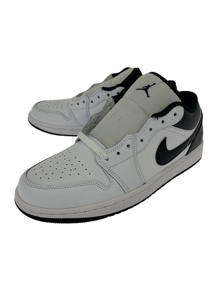 NIKE AIR JORDAN 1 LOW WHITE/BLACK-WHITE (28)