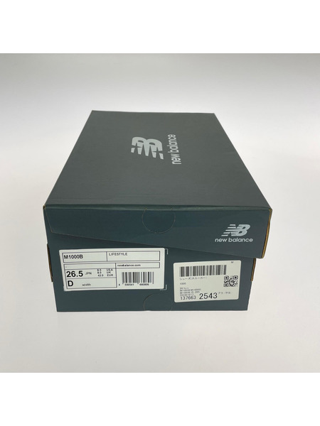NEW BALANCE スニーカー M1000B ローカットスニーカー(26.5)黒