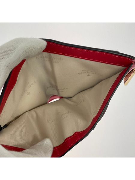 kate spade new york コンパクトウォレット スモールL ジップウォレット サーフピンク