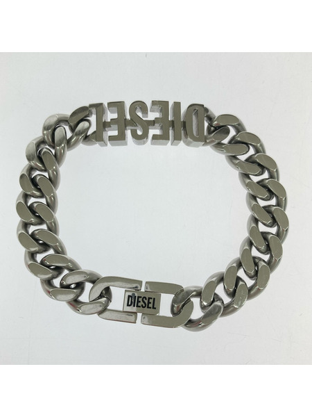 DIESEL ブレスレット・バングル ロゴチェーンブレスレット