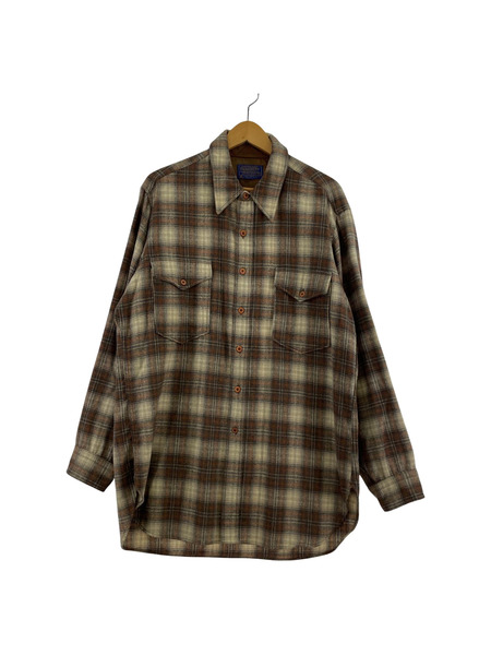 PENDLETON 70s ウールチェックシャツ 16 1/2