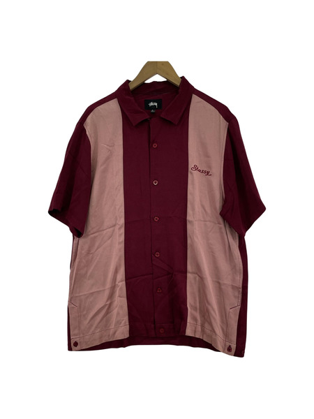 STUSSY 2 TONE BOWLING SHIRT (M)