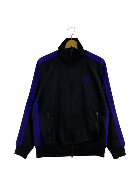 Needles 20AW TRACK JACKET POLY SMOOTH S 黒×紫 HM225