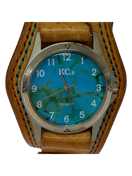 メンズ時計 KC’S レザーベルト クオーツ[値下]