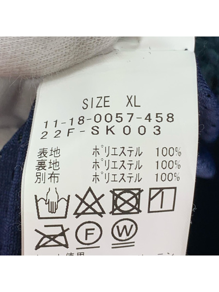 SSZ 22AW JACQUARD FLEECE ジャガードフリースジャケット XL ブラックウォッチ