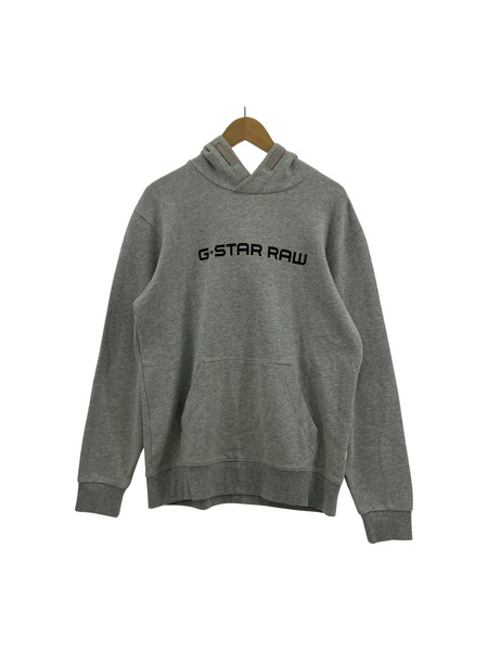 G-STAR RAW ロゴPOパーカー グレー[値下]