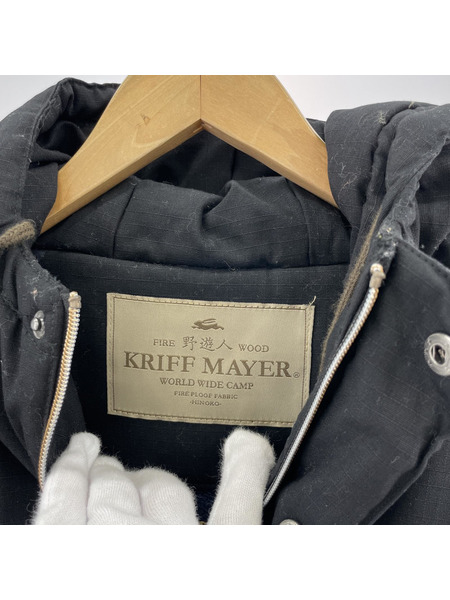 KRIF MAYER 難燃 中綿ジャケット 黒