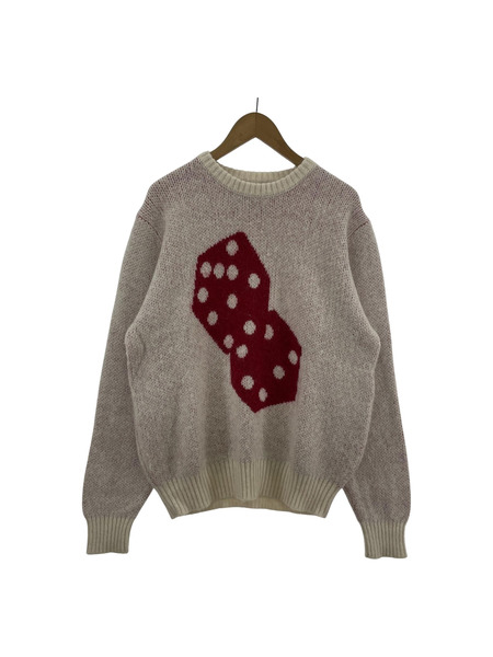 STUSSY　DICE MOHAIR SWEATER M