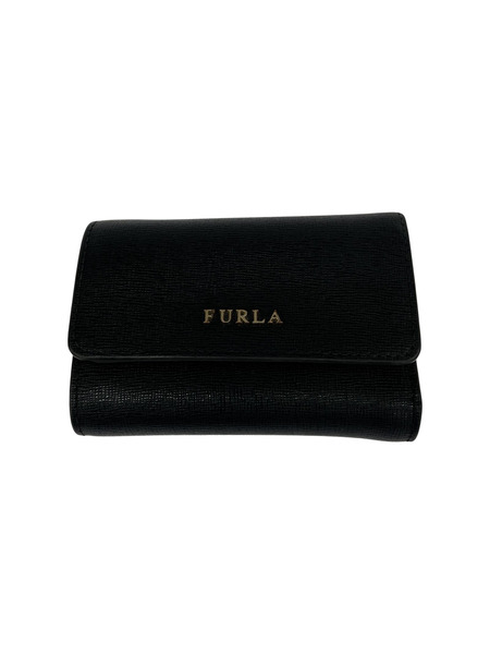 FURLA コンパクトウォレット 財布 黒