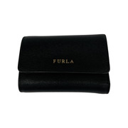 FURLA コンパクトウォレット 財布 黒