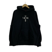 Supreme 20AW Cross Box Hooded Sweatshirt POパーカー S ブラック