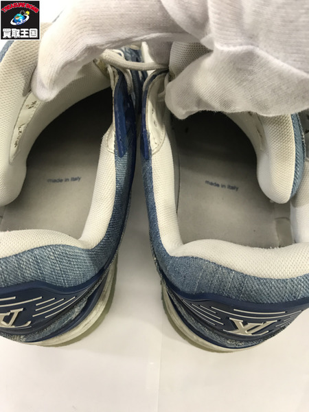 LV  トレーナー モノグラムスニーカー デニム (6 1/2) MS0221