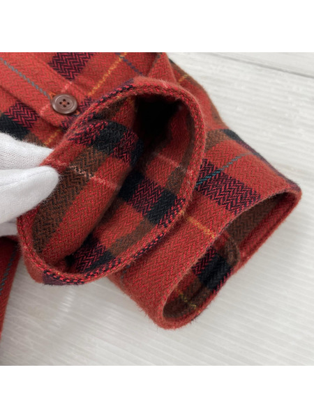 patagonia 長袖シャツ ネルシャツ レッド S