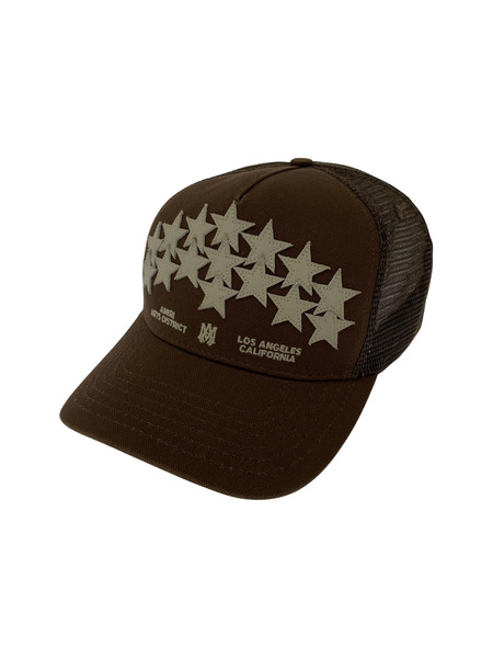 AMIRI 24SS STAR PATCH CAP メッシュキャップ 茶