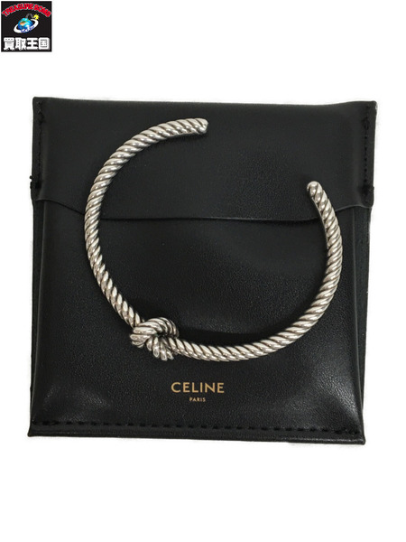 CELINE　アクセサリー ノット コードパターン カフ/ブラス