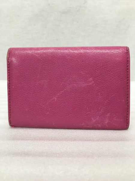 LOEWE　カードケース ピンク