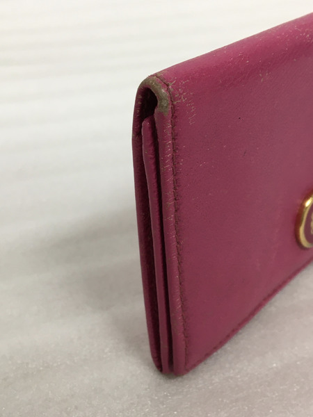 LOEWE　カードケース ピンク