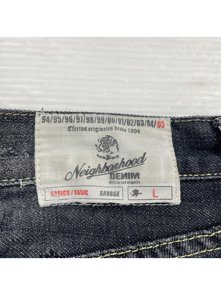 NEIGHBORHOOD デニム・ジーンズ 05s sevage デニムパンツ L
