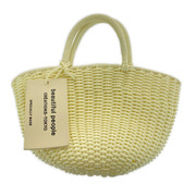 beautiful people トートバッグ カゴバッグ 白