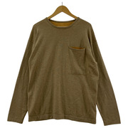 crepuscule POCKET L/S KNIT (2) ベージュ