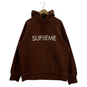 Supreme 22AW Capital Hoodedshirt POパーカー L ブラウン