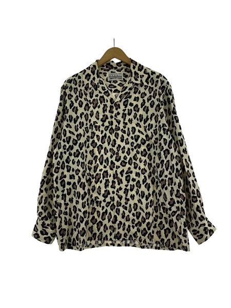 WACKO MARIA LEOPARD HAWAIIAN SHIRT L/S レオパードアロハシャツ M